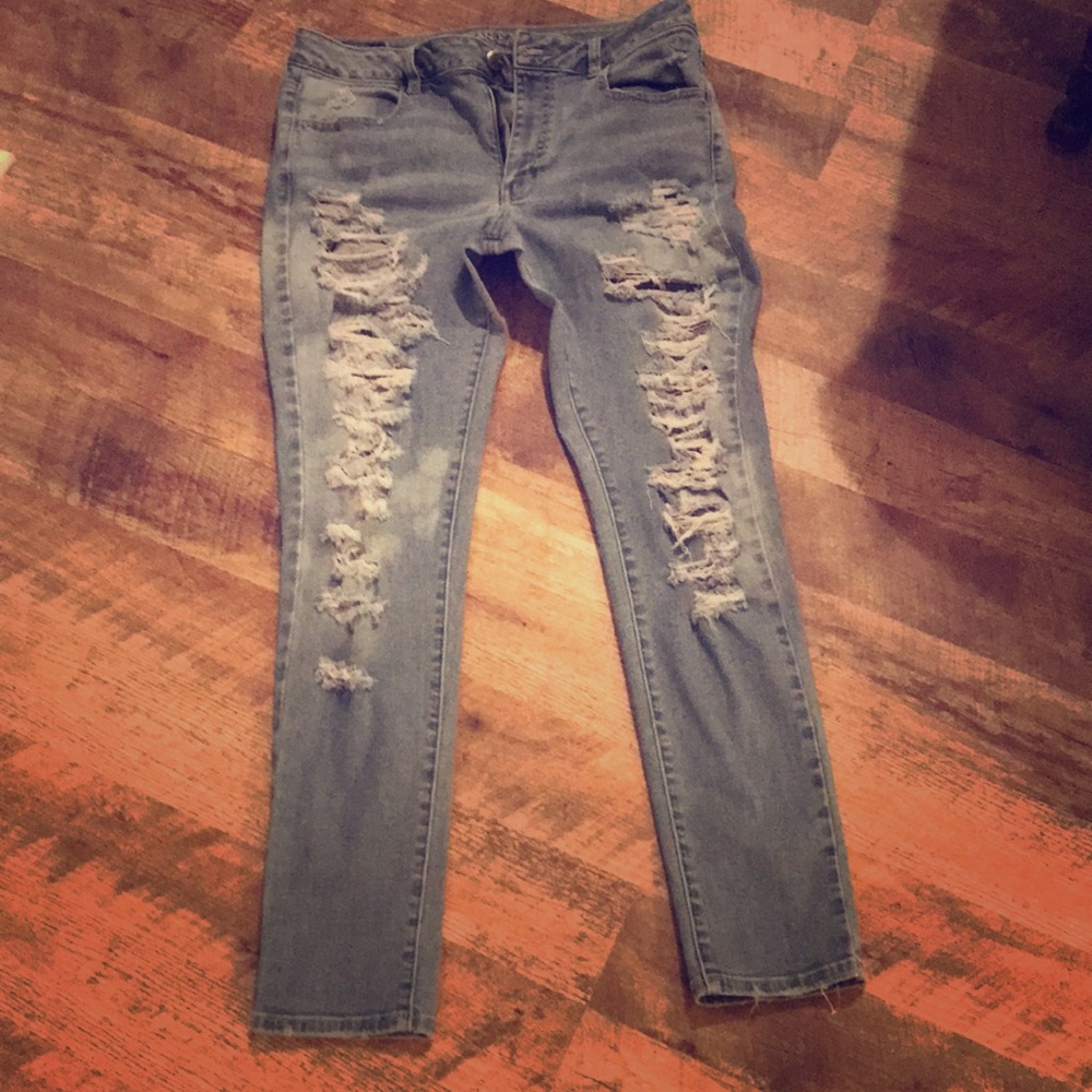 American eagle super stretchy hi-rise size12